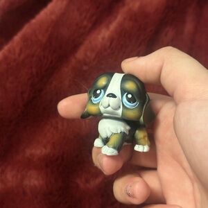 Authentic Littlest Pet Shop St. Bernard #111.
